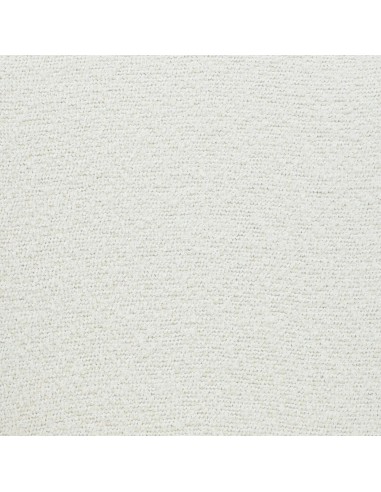 Chaise repas pivotante tissu bouclette blanc