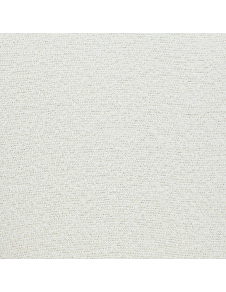 Chaise repas pivotante tissu bouclette blanc