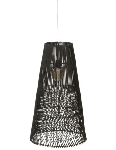 Abat-Jour ALIX Rotin noir
