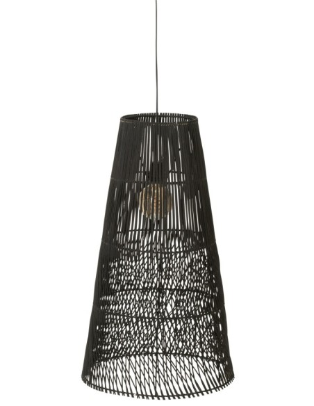Abat-Jour ALIX Rotin noir