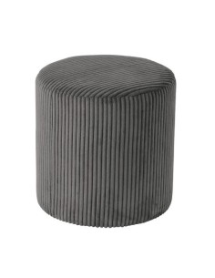 pour velours côtelé gris