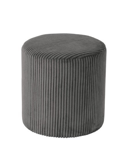 pour velours côtelé gris