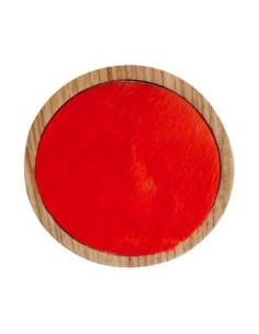 patère peau et chêne naturel