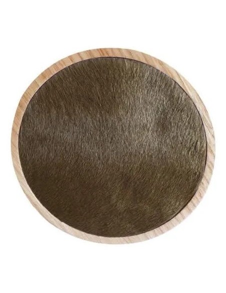 patère peau et chêne naturel