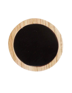 patère peau et chêne naturel