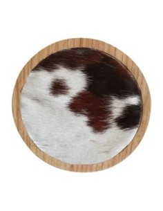 patère peau et chêne naturel