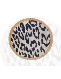 patère peau et chêne naturel