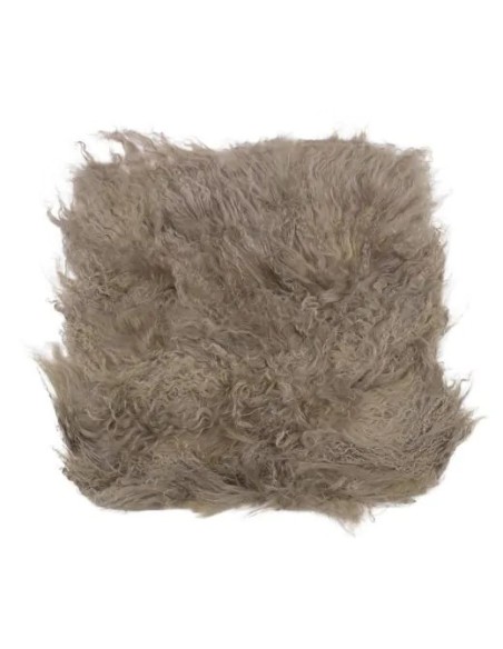Coussin d'assise mouton cheveux bouclés