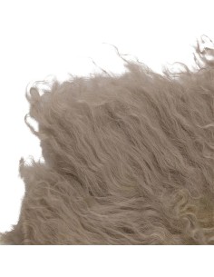 Coussin d'assise mouton cheveux bouclés 2