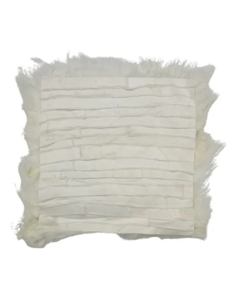 Coussin d'assise mouton cheveux bouclés