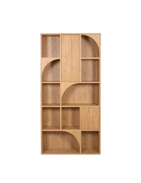 Bibliothèque 10 niches 2 portes   ARTY-BIB200