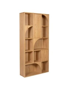 Bibliothèque 10 niches 2 portes   ARTY-BIB200 2