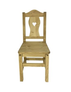 Chaise en pin massif