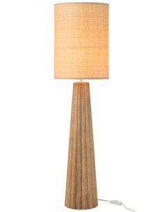 Lampe Parapluie Bois D'ailanthus Naturel Large