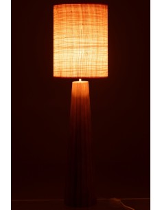 Lampe Parapluie Bois D'ailanthus Naturel Large 2