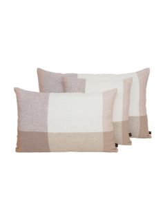 Coussin SAPORO lin lavé tissé teint