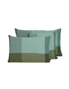 Coussin SAPORO lin lavé tissé teint