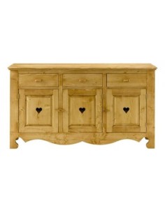 bahut en pin massif huilé