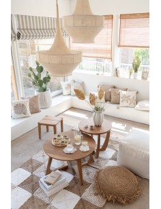 Table D'appoint Bruni Teck Naturel 2