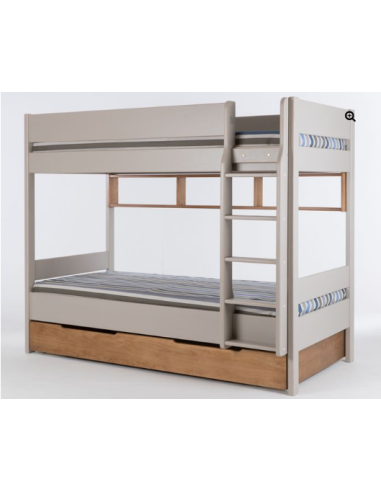 lit superposé faible encombrement pin massif