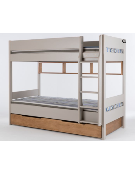 lit superposé faible encombrement pin massif