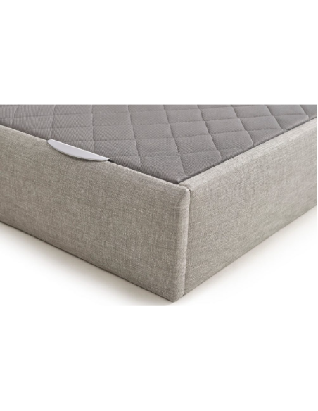 Lit Coffre ELENA rangement solution gain de place - sommier coffre