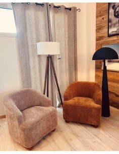 Fauteuil Dakota Taupe 2