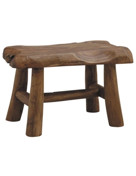 Tabouret en teck recyclé