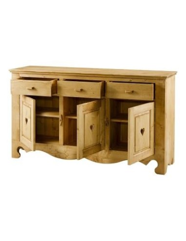 bahut en pin massif huilé