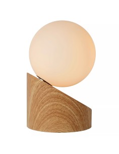 LEN - Lampe de table - Ø 10 cm - 1xG9 - Bois clair
