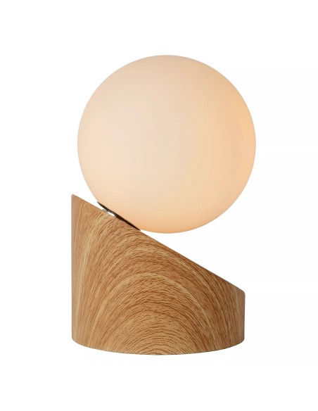 LEN - Lampe de table - Ø 10 cm - 1xG9 - Bois clair