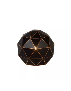 OTONA - Lampe de table - Ø 25 cm - 1xE27 - Noir