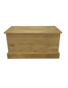 Coffre en pin massif huilé 90 cm
