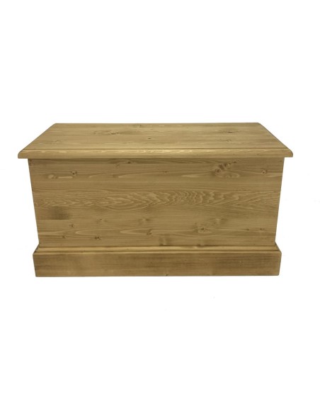 Coffre en pin massif huilé 90 cm