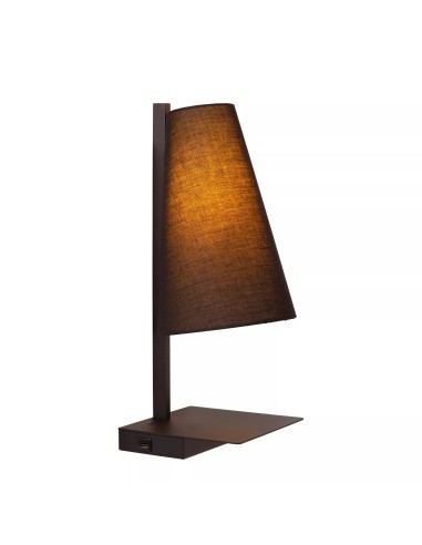 GREGORY - Lampe de chevet / Applique mural - 1xE27 - Point de recharge