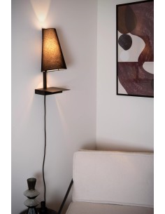 GREGORY - Lampe de chevet / Applique mural - 1xE27 - Point de recharge 2