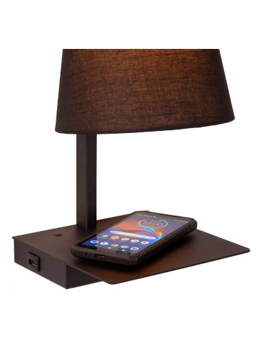 GREGORY - Lampe de chevet / Applique mural - 1xE27 - Point de recharge