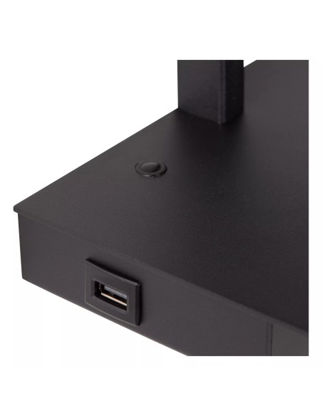 GREGORY - Lampe de chevet / Applique mural - 1xE27 - Point de recharge