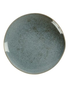 Grande Assiette en grès aspect texturé