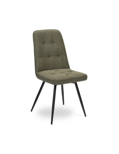 chaise repas girardeau tissus pieds métal noir