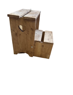 Tabouret escabeau en bois