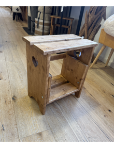 Tabouret escabeau en bois 2