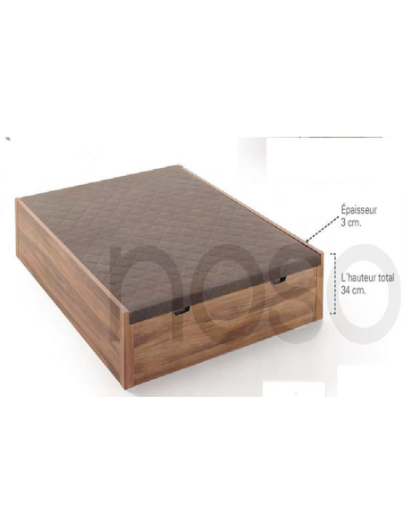 lit coffre condor gain de place bois