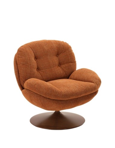 Fauteuil Memento pivotant  RETRO Fox - Pied Noyer