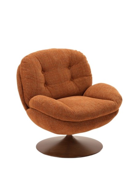 Fauteuil Memento pivotant  RETRO Fox - Pied Noyer