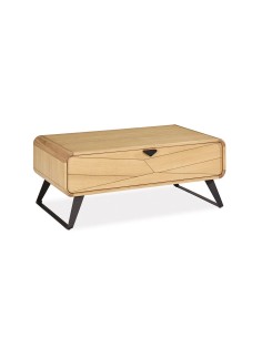 table basse salon Girardeau bois métal