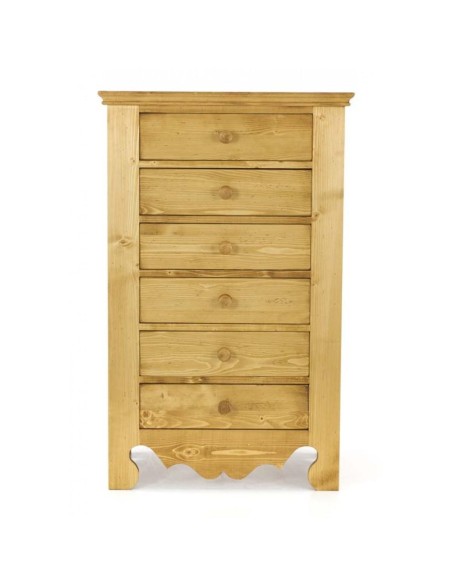 Confiturier en pin massif huilé 6 tiroirs Séjour & Cuisine - Meubles M
