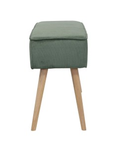 banc Popy velours côtelé vert foncé 2