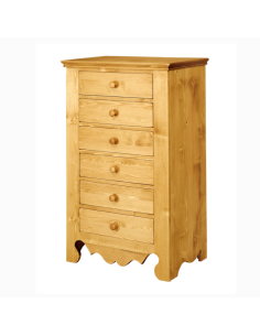 Confiturier en pin massif huilé 6 tiroirs Séjour & Cuisine - Meubles M 2