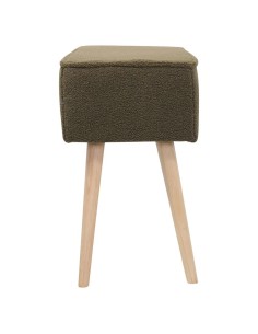 Banc POPY - Effet laine bouclette kaki 2